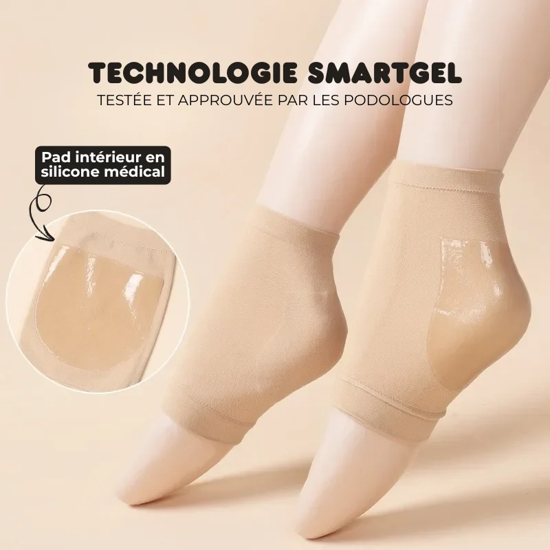Chaussettes de Protection SmartGel pour Talon - 1 PAIRE ACHETÉE = 1 OFFERTE