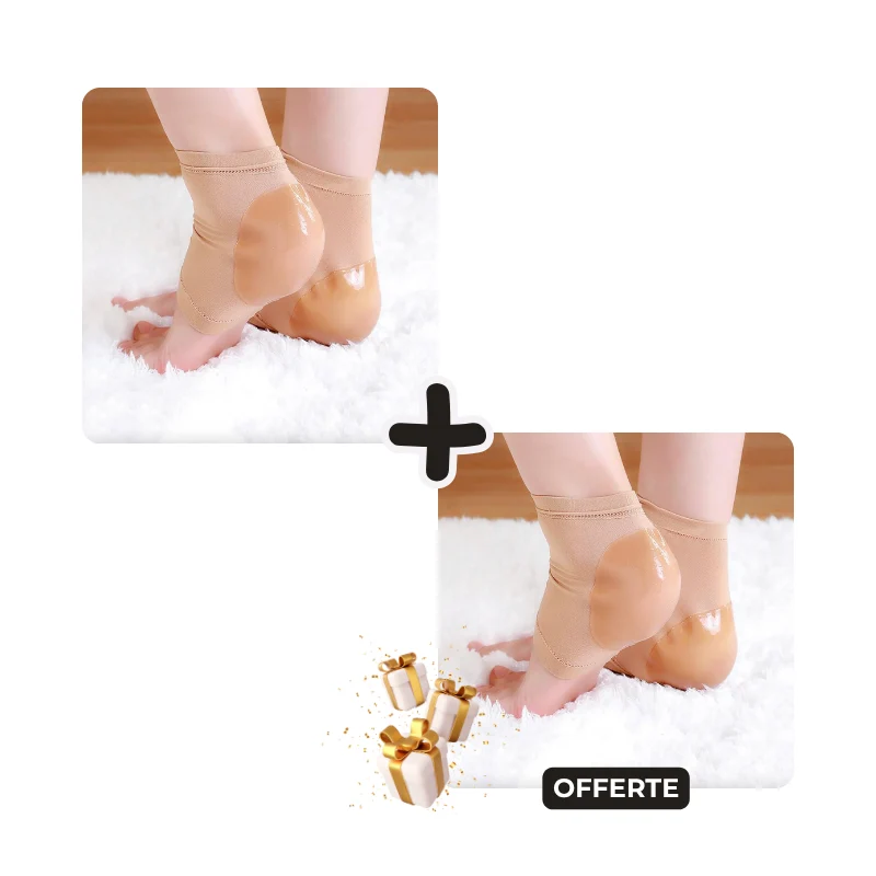 Chaussettes de Protection SmartGel pour Talon - 1 PAIRE ACHETÉE = 1 OFFERTE