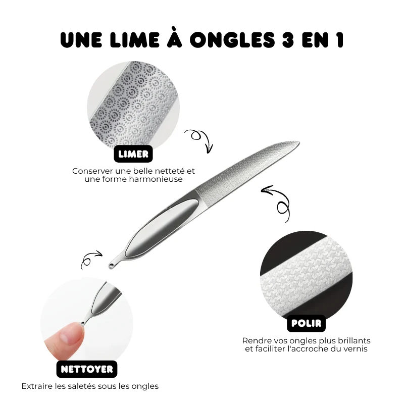 Ensemble de Coupe-ongles pour Ongles Incarnés - 4PCS