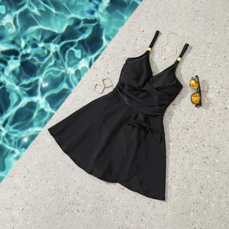 Maillot de Bain Jupe Femme Amincissant