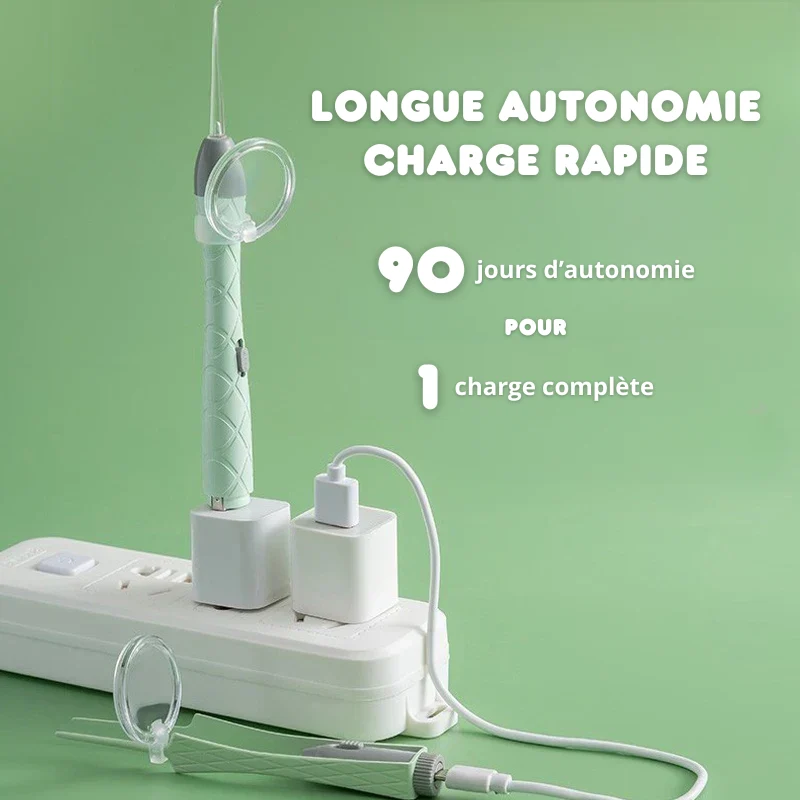 Ensemble de Nettoyeur d'Oreilles avec Loupe & LED - 3PCS
