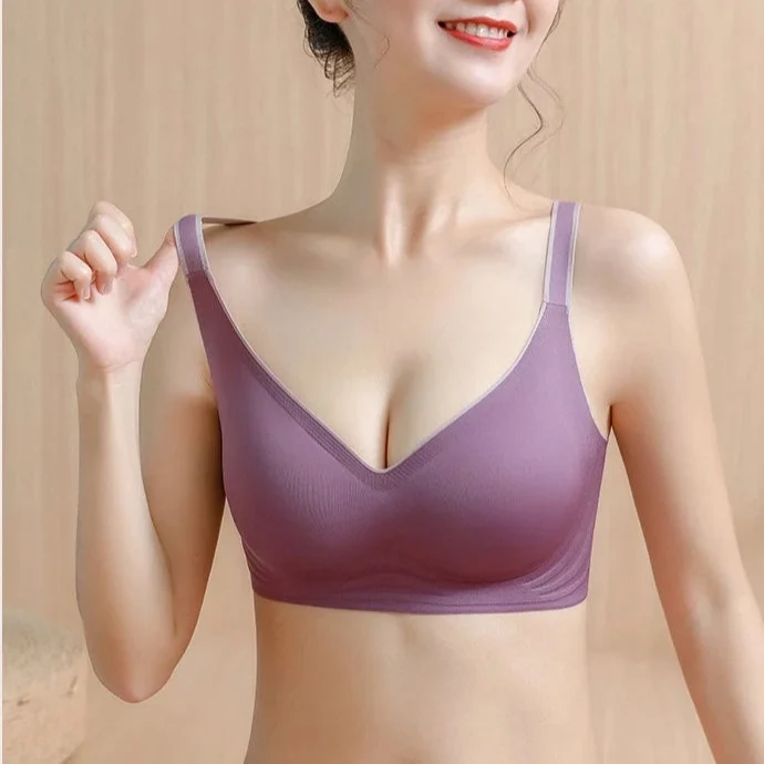Soutien-gorge Confort+ en Soie Glacée - Sans armatures & Sans coutures