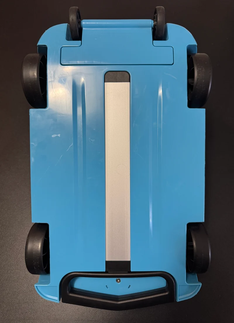 Blue Bumblebee Camaro Rolling Backpack Trolley Luggage for Kids