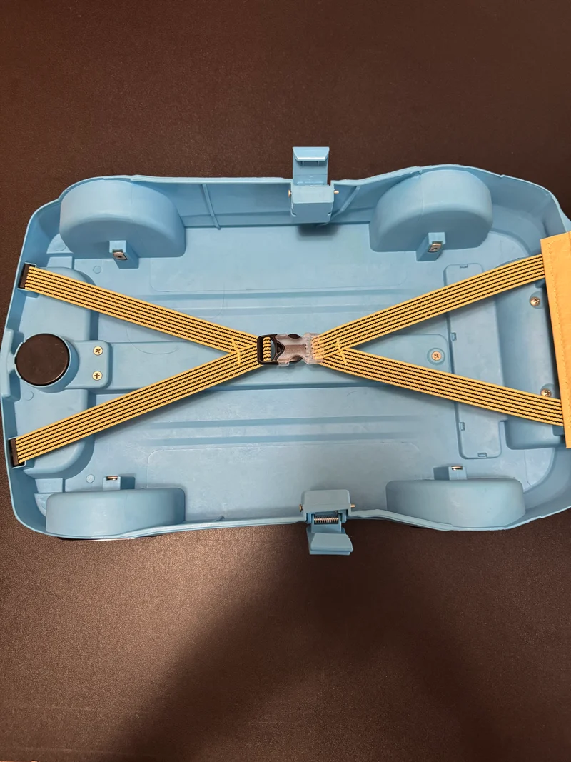 Blue Bumblebee Camaro Rolling Backpack Trolley Luggage for Kids