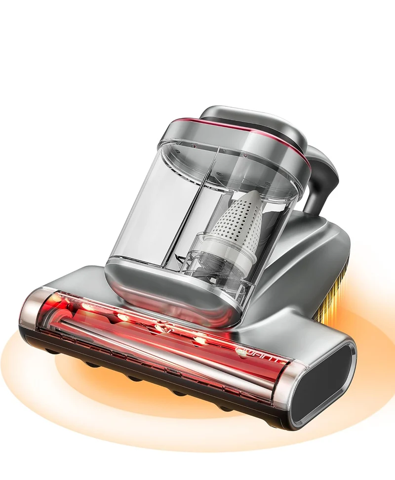 Triple Deep Cleaning Bed Vacuum Cleaner 700W 20Kpa with Aromatherapy Purification, Triple Heating System HEPA Filter & Ultrasonic Mattress Vacuum