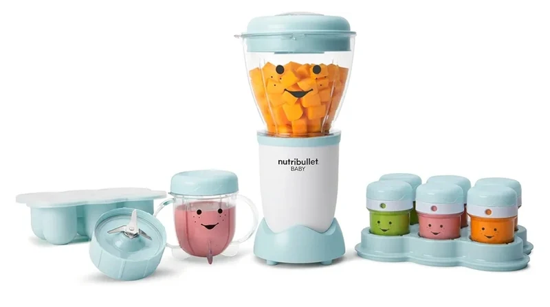 NutriBullet Baby Complete Food-Making System (32oz) - White/Blue/Clear