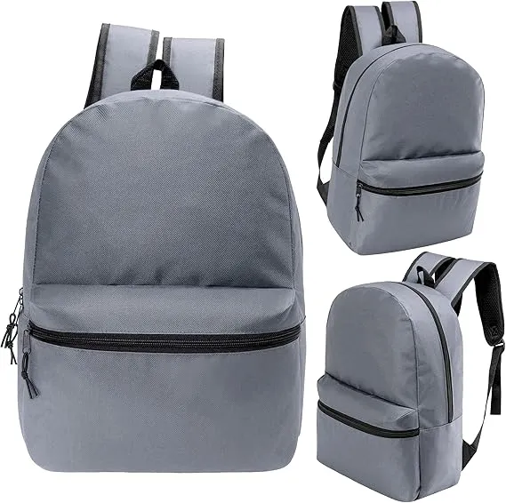 17" School Backpacks for Kids - Backpacks in Bulk - Assorted Colors