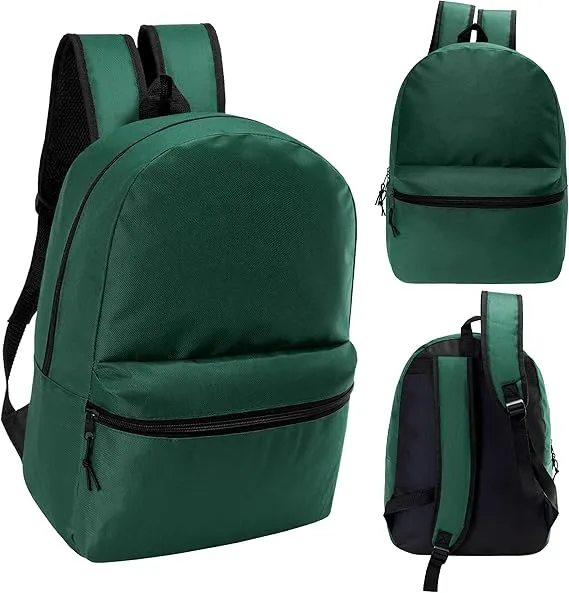 17" School Backpacks for Kids - Backpacks in Bulk - Assorted Colors