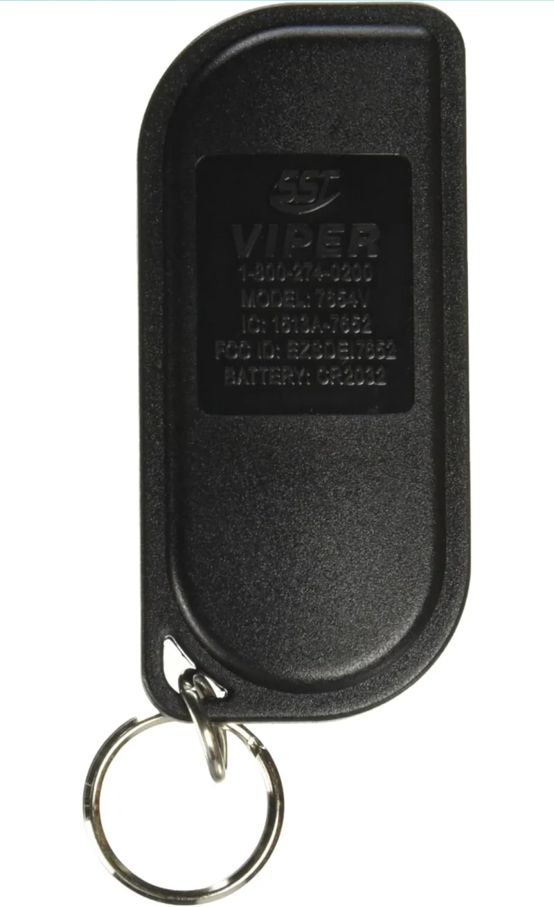 Viper Remote Replacement 7654V - 1 Way 5 Button Remote 1/2 Mile Range Car Remote