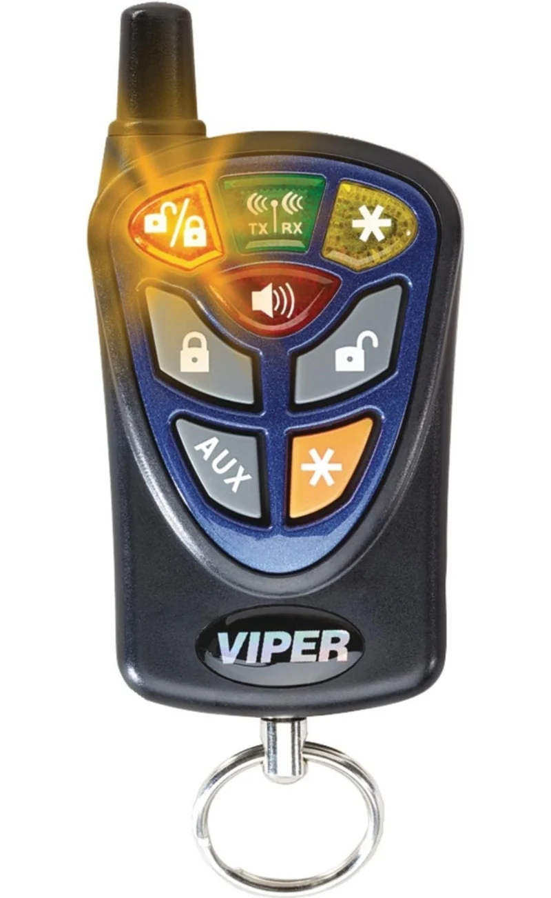 Viper Remote Replacement 488V - Premium LED 2 Way Remote 1/4 Mile Range Car Remote
