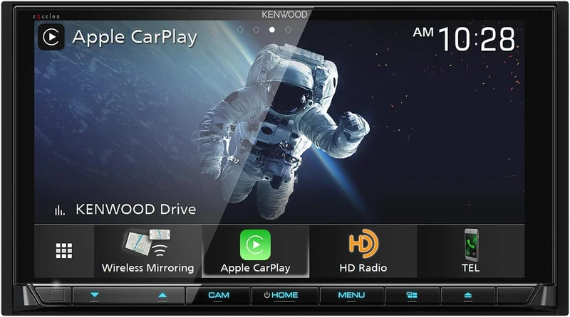Kenwood 6.8" CD/DVD Receiver w/Apple CarPlay and Android Auto