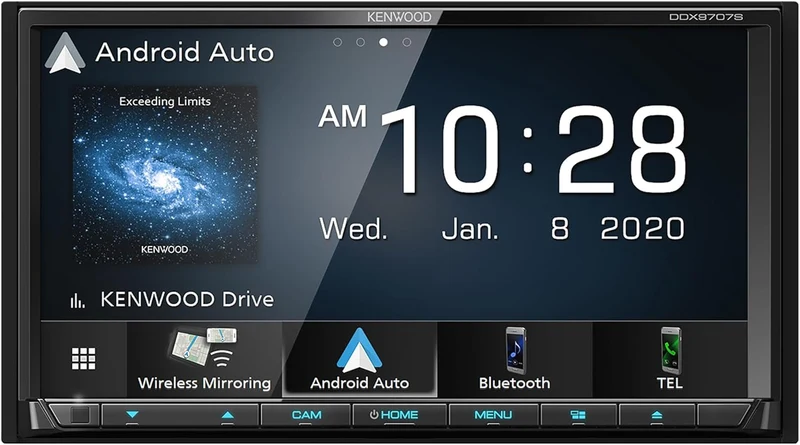 KENWOOD 6.95" Capacitive Touch Screen DVD Multimedia Receiver with Apple CarPlay & Android Auto Visit the Kenwood Store