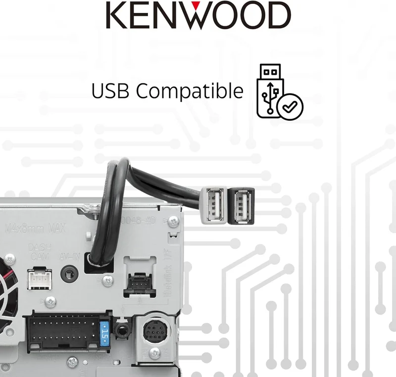 KENWOOD 6.95" Capacitive Touch Screen DVD Multimedia Receiver with Apple CarPlay & Android Auto Visit the Kenwood Store