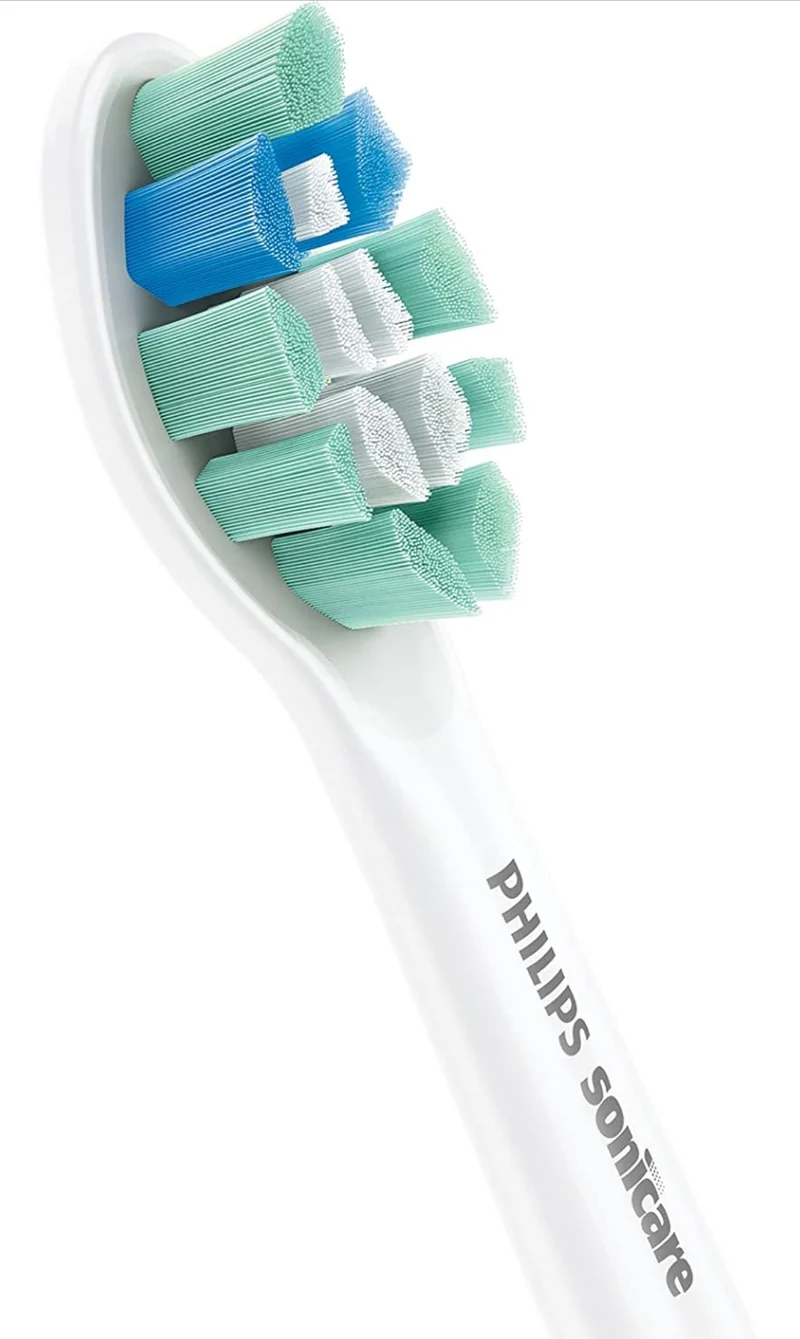 Philips Sonicare Genuine Toothbrush Head Variety Pack, C3 Premium Plaque Control and C2 Optimal Control, 3 Brush Heads - White