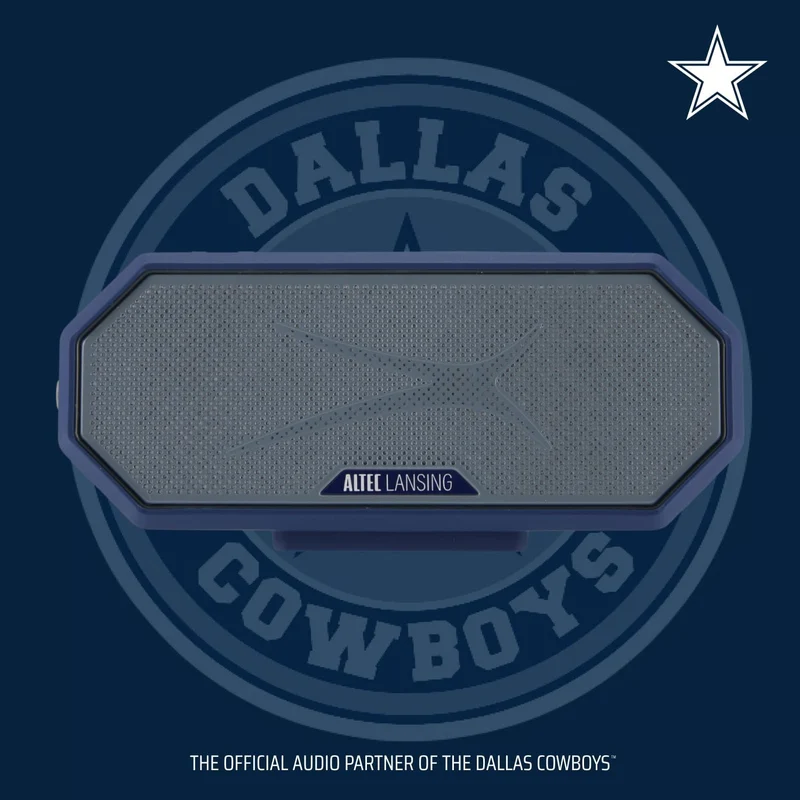 Portable Bluetooth Speaker HYDRABLAST 2.0, Waterproof IP67, 20W Output Power, Magnetic Bluetooth Speaker (Dallas Cowboys)