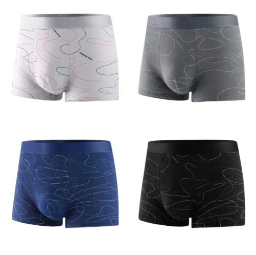 Pack de 8 Boxers Imprimé pour Homme - Doux et confortables