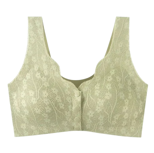 Brassière ULTRA-Confortable à dentelle - Fermeture pression avant