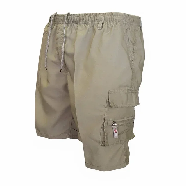 Short décontracté à taille élastique pour hommes