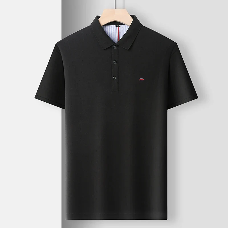 Polo brodé respirant pour homme