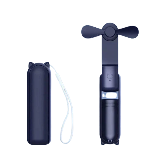 Mini ventilateur portable USB avec batterie externe intégrée