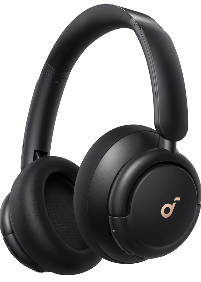 Soundcore Life Q by Anker, Hybrid Active Noise Cancelling Headphones with Multiple Modes, Hi-Res Sound, Custom EQ via App, 50H Playtime, Comfortable Fit, Bluetooth, Multipoint Connection