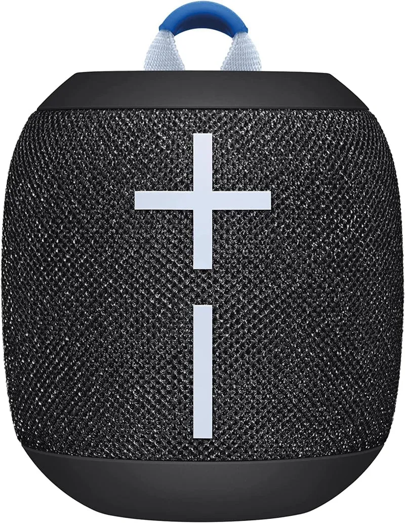Ultimate Ears WONDERBOOM 3, Portable Wireless Bluetooth Speaker, Big Bass 360-Degree Sound for Outdoors, Waterproof, Dustproof IP67, Floatable, 131 ft Range - Active Black (Renewed)