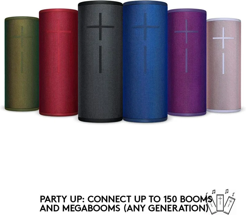 Ultimate Ears MEGABOOM 3 Portable Wireless Bluetooth Speaker (Powerful Sound + Thundering Bass, Bluetooth, Magic Button, Waterproof, Battery 20 Hours) - Lagoon Blue