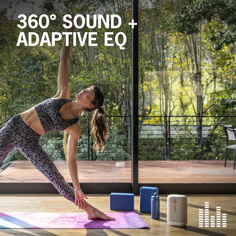 Ultimate Ears EPICBOOM, Portable Waterproof Bluetooth Speaker, Big Bass, 360-Degree Sound, Wireless Speakers, IP67, 17Hr Battery, USB C - Charcoal Black