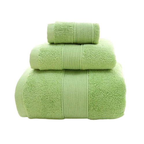 Ensemble de 3 Serviettes moelleuses d'hôtel en 100% Coton