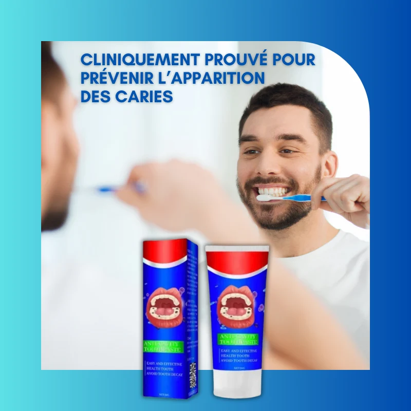 Lot de 2 Dentifrices anti-caries - 1 OFFERT