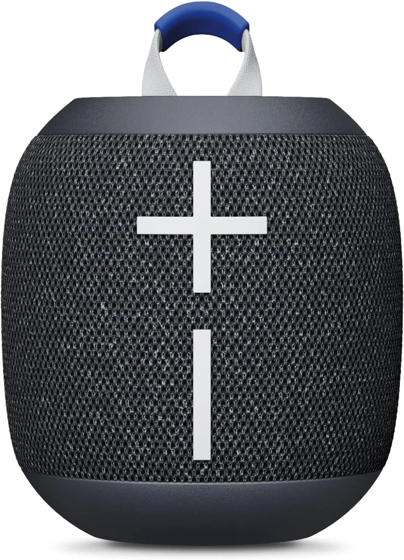 Ultimate Ears WONDERBOOM 4 Waterproof Bluetooth Outdoor Speakers with Big Bass & 360-Degree Sound, Dustproof Floating Wireless Speaker, 131ft Range - Black