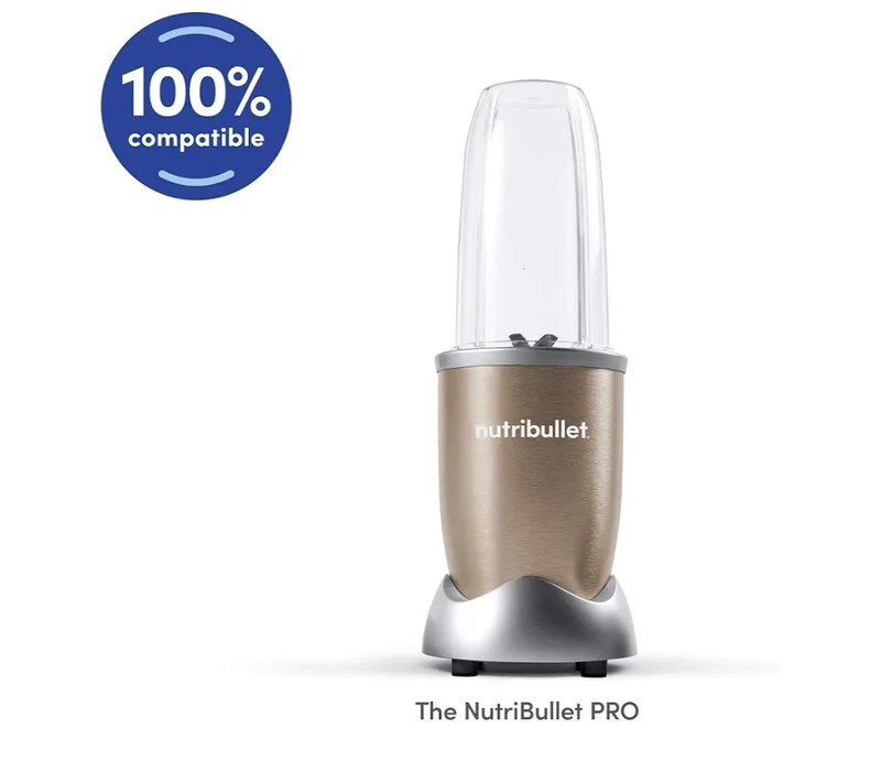 NutriBullet Pro Deluxe Upgrade Cup Replacement - Grey/Clear (32 Oz)