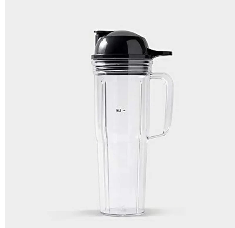 NutriBullet Cup with To-Go Lid (32 oz) - Clear/Black
