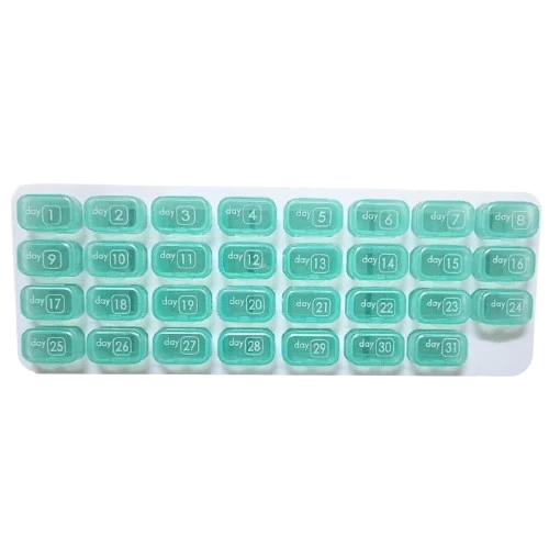 Grand Pilulier mensuel - 31 cases pour un mois