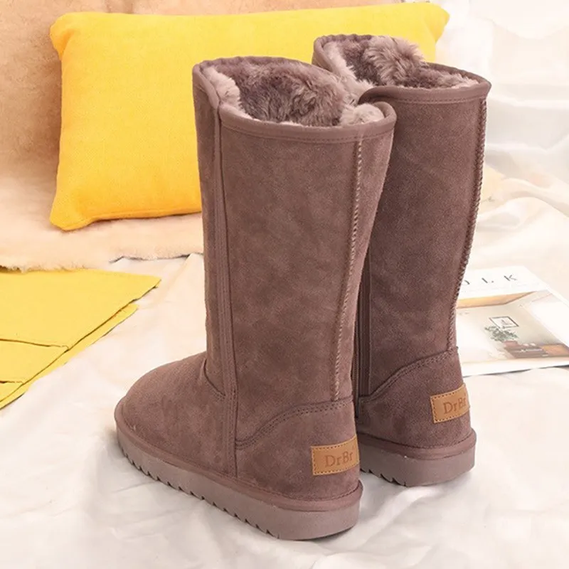 Bottes montantes ULTRA chaudes à Fermeture à Zip