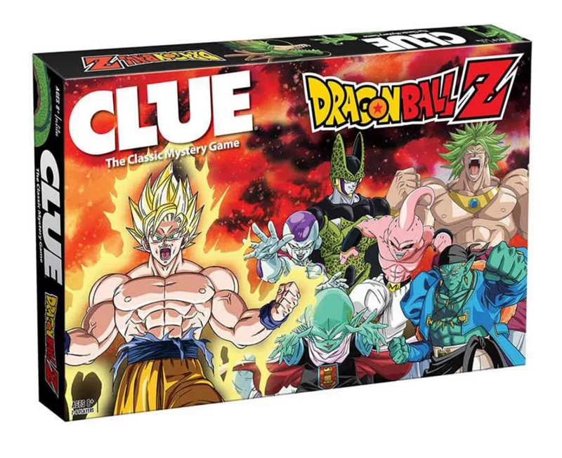 USAOPOLY CLUE Dragon Ball Z - Collectible Clue Board Game Featuring Anime Show w/ Familiar Locations and Iconic Characters from Dragon Ball Show
