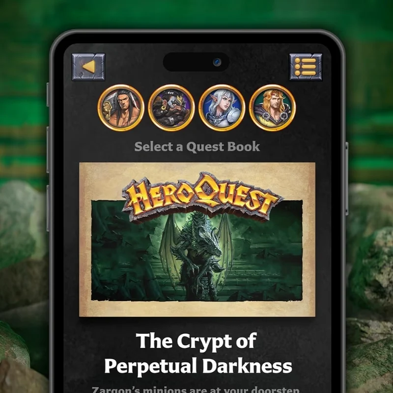 Avalon Hill HeroQuest Joe Manganiello’s The Crypt of Perpetual Darkness Quest Pack - Ages 14+ - (2 to 5 Players)