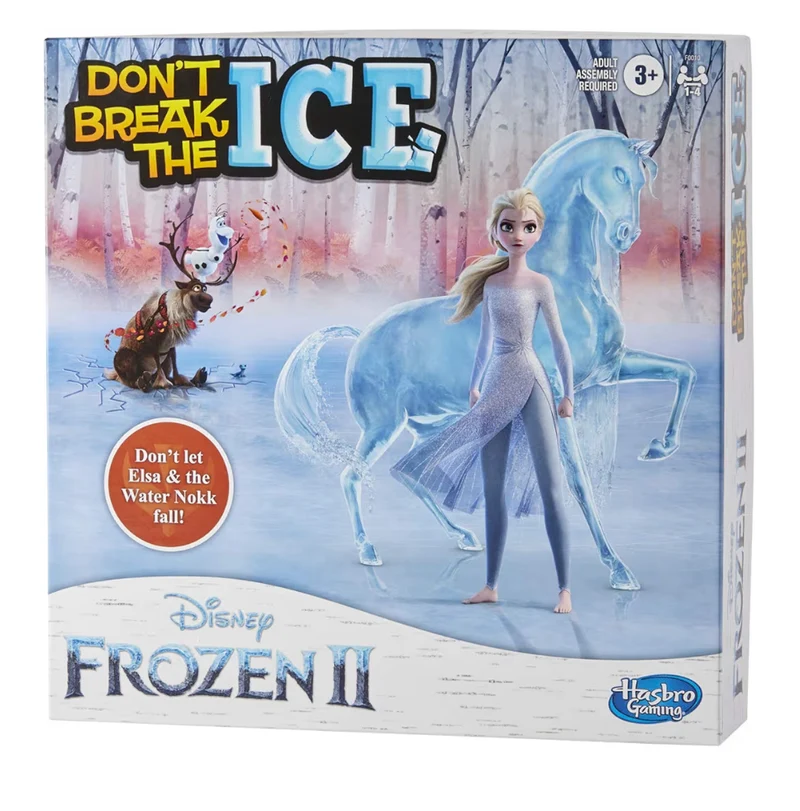 Hasbro Gaming Don't Break - The Ice Disney Frozen 2 Edition Game for Kids Ages 3 and Up - Featuring Elsa and The Water Nokk