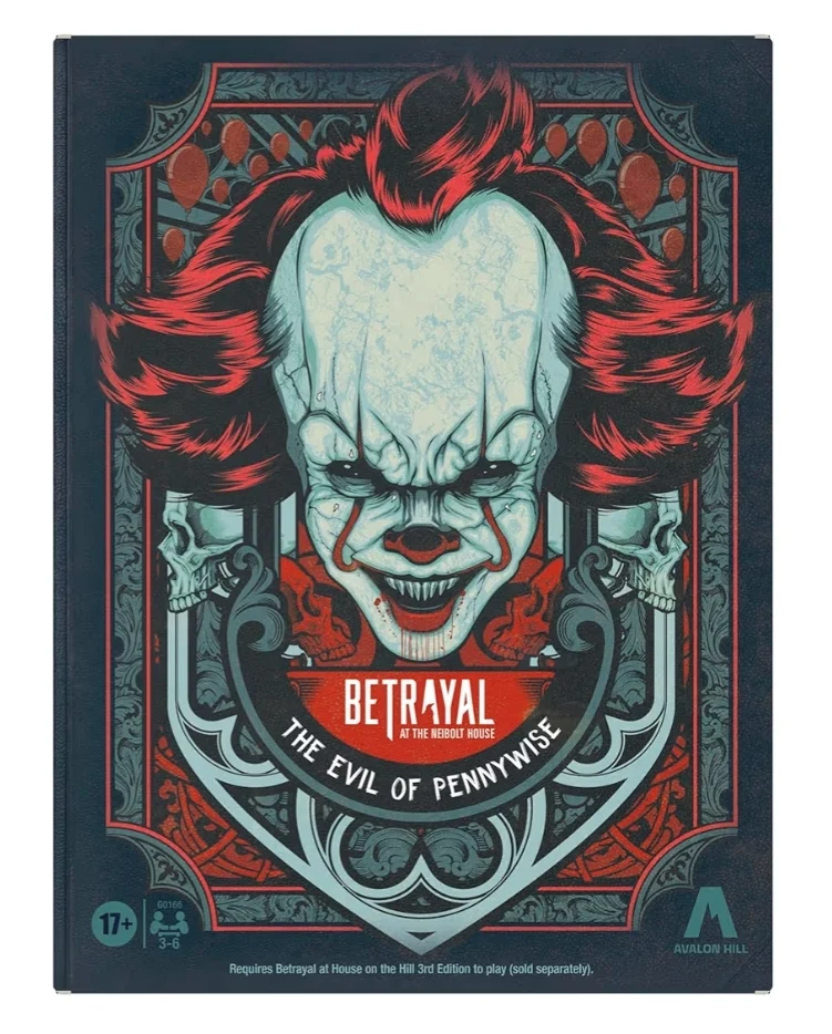 Hasbro Gaming Avalon Hill Betrayal at The Neibolt House: The Evil of Pennywise Expansion - (3-6 Players)