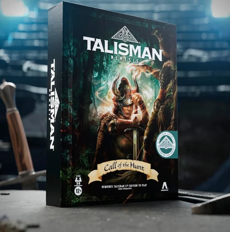 Avalon Hill Talisman Nemesis: Call of The Hunt Expansion Pack - Adventure Strategy Game - Ages 12+ - ( 3-6 Players)
