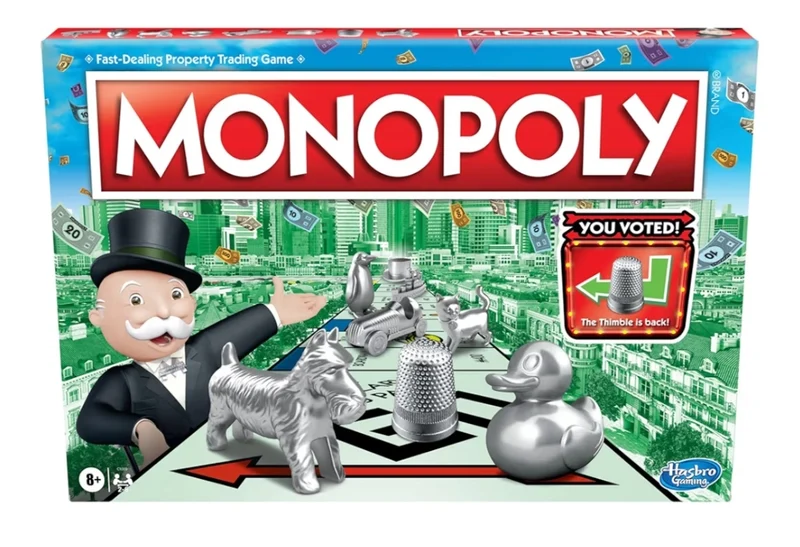 Monopoly Family Board Games for 2 to 6 Players & Kids Ages 8 and Up, Includes 8 Tokens (Token Vote Edition)