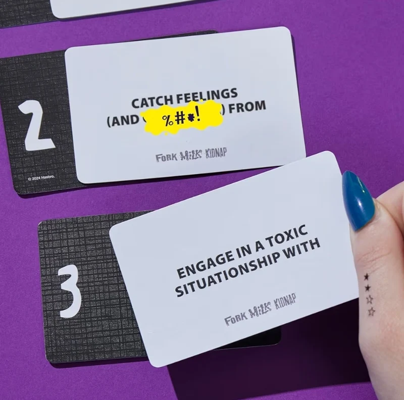 Hasbro Gaming Fork Milk Kidnap Game of Questionable Choices - Hilarious NSFW Card Games