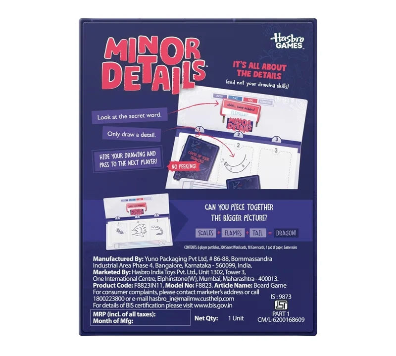 Minor Details Board Game for People Who Can’t Draw (Much)- Fun Drawing Games for Adults and Teens