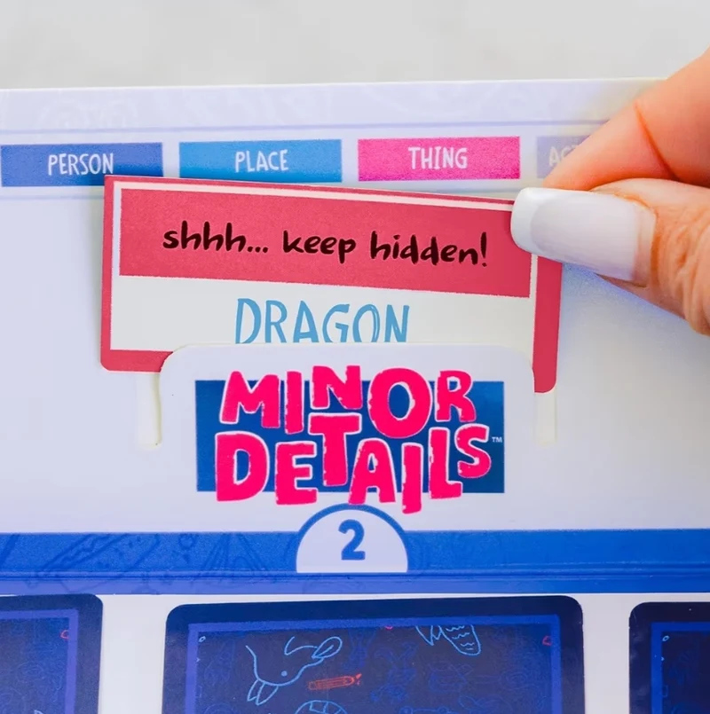 Minor Details Board Game for People Who Can’t Draw (Much)- Fun Drawing Games for Adults and Teens