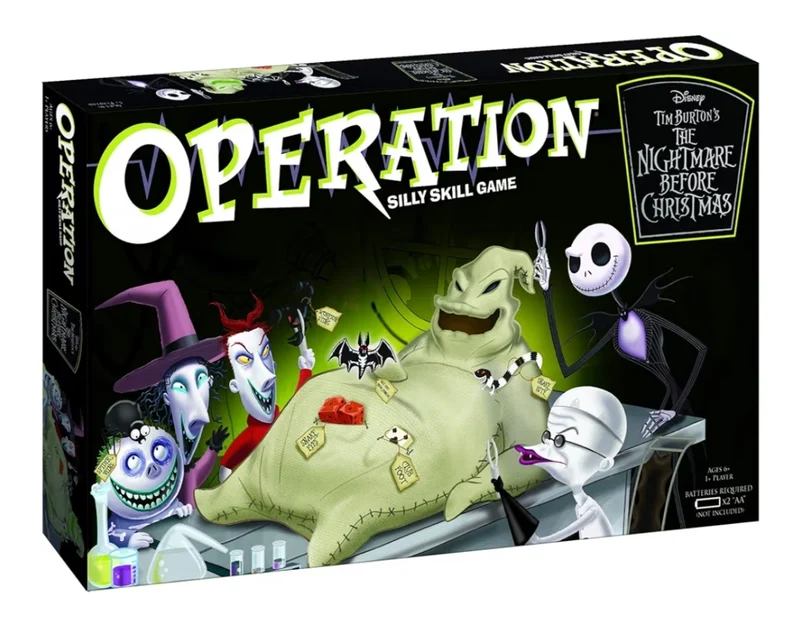Operation: Disney The Nightmare Before Christmas Board Game - Collectible Operation Game