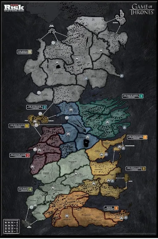 Themed Game of Thrones Strategy Board Game |for Game of Thrones Fans