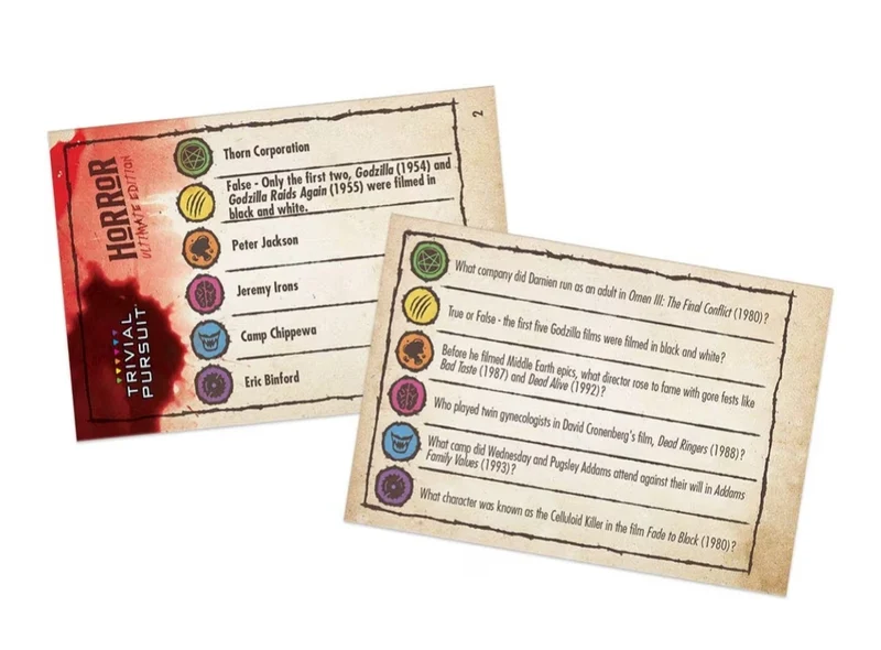 Trivial Pursuit Horror Ultimate Edition - Horror Trivia Game Featuring 1800 Questions from Classic Horror Films & Books