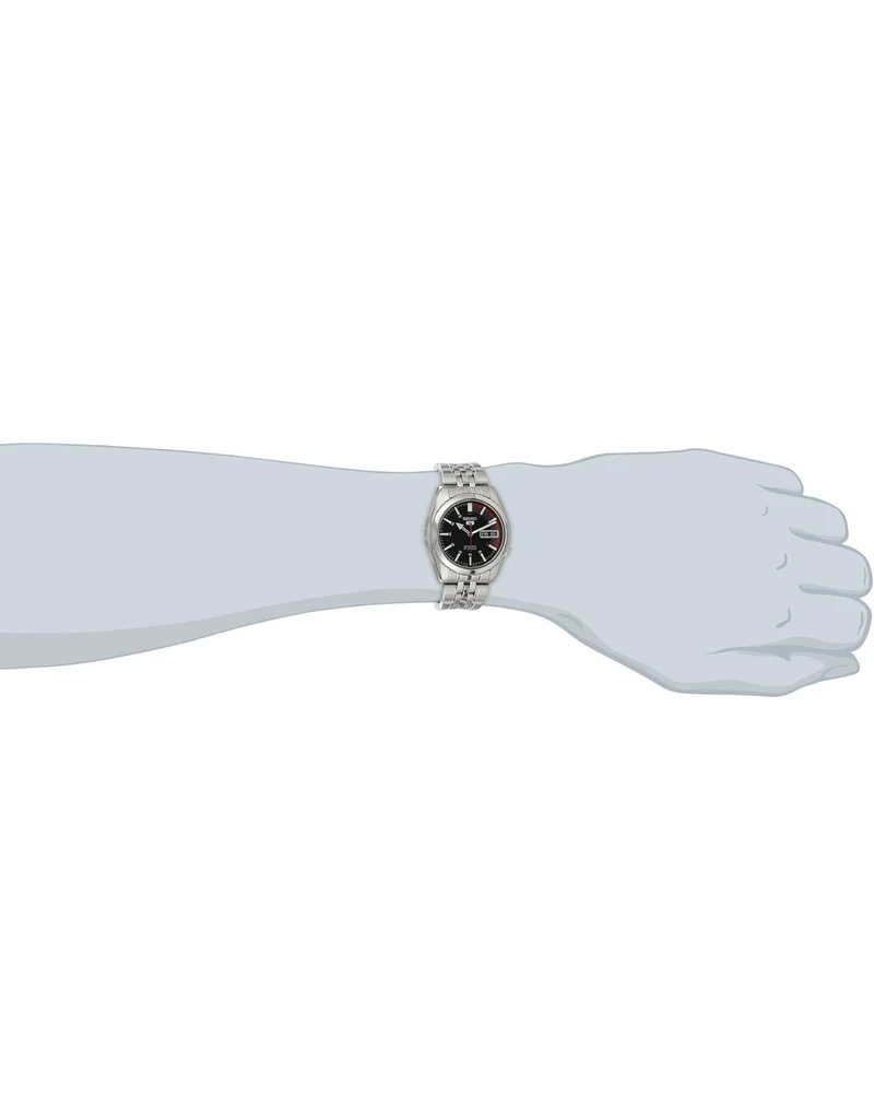 Seiko 5 Automatic Stainless Steel Watch - Black