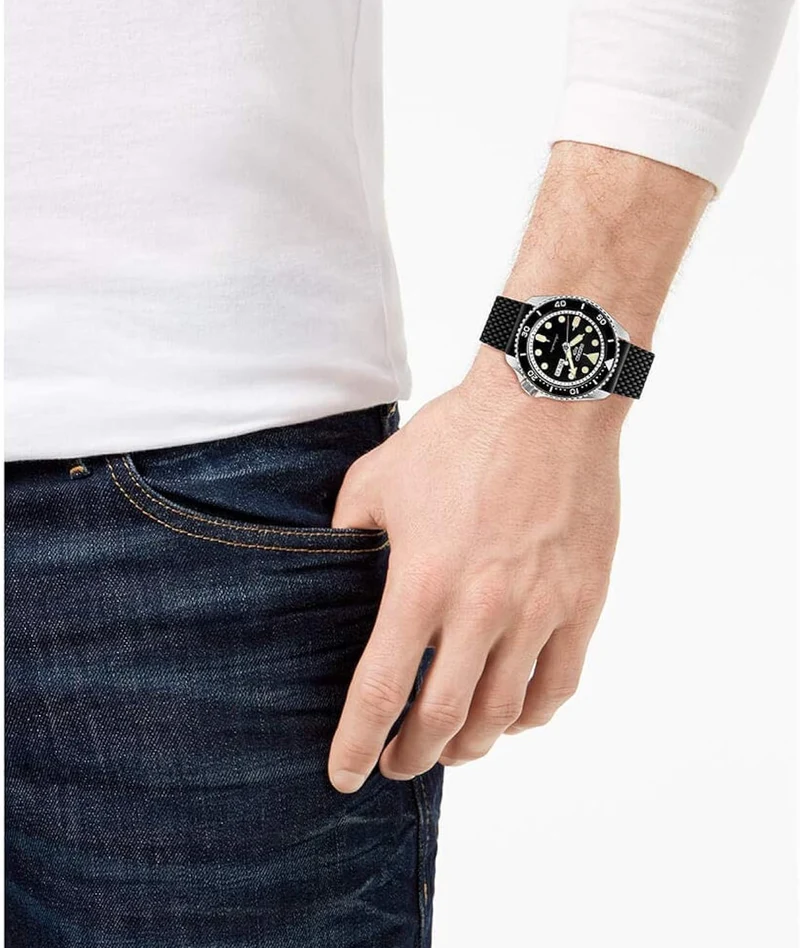 SEIKO 5 Sports Men's Watch Black 42.5mm Stainless Steel - New