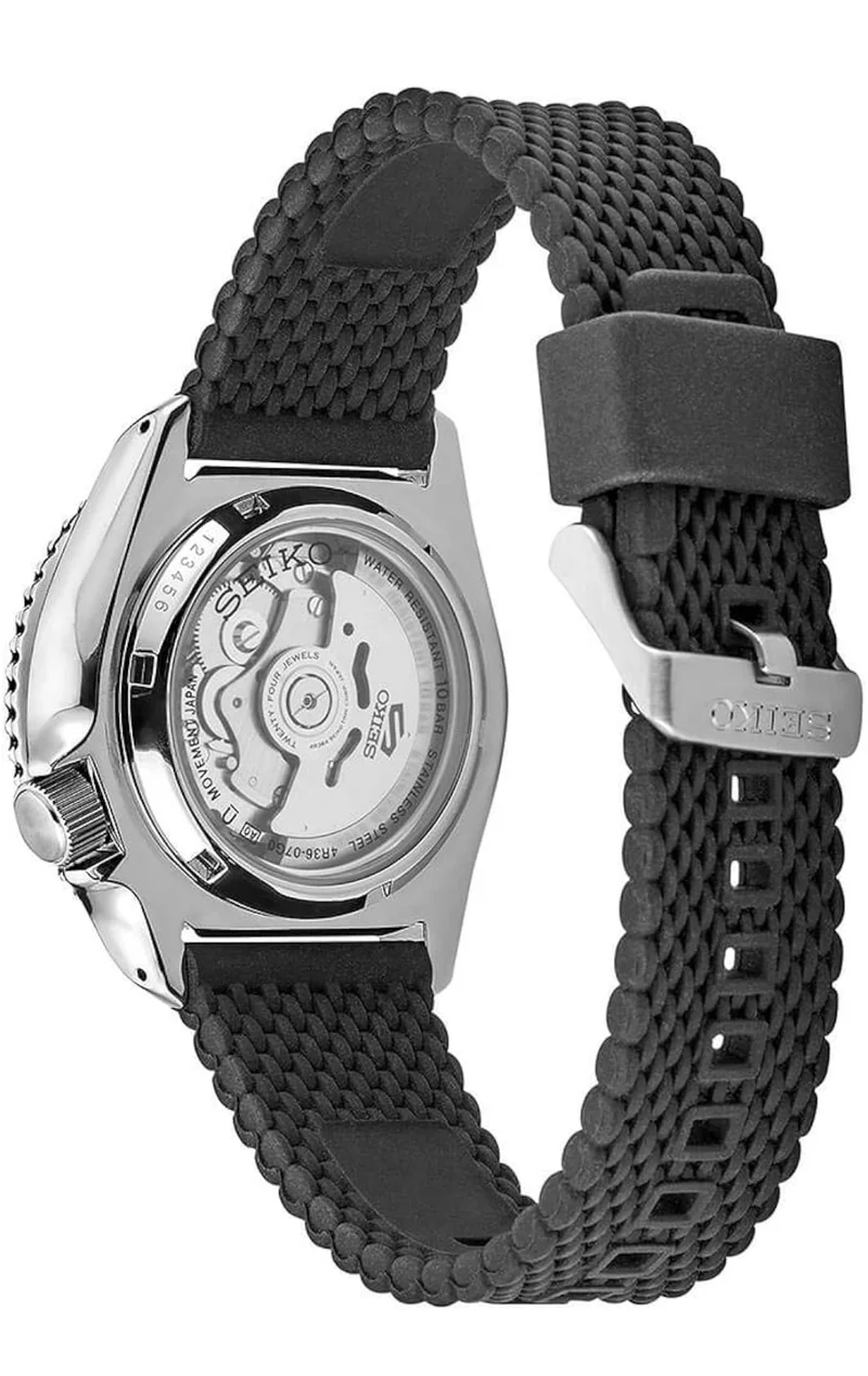 SEIKO 5 Sports Men's Watch Black 42.5mm Stainless Steel - New